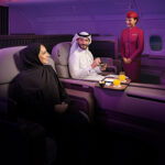 Aircraft | A380 | First-Class | Qatari-Couple | Cabin-Crew